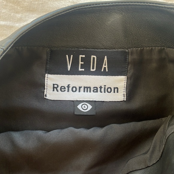 Reformation Margie Leather Skirt - Picture 5 of 5